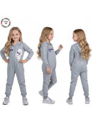 Bigümex Fermuarlı & Kapüşonlu Çocuk Tulum