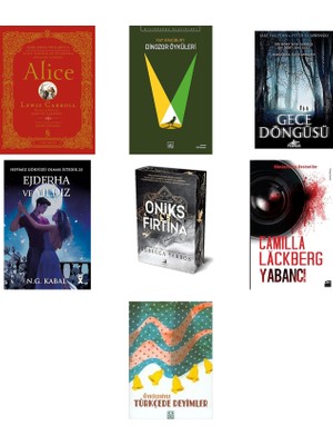 Everest Yayınları Alice (Ciltli): Açıklamalı Notlarıyla Alice Harikalar Diyarında Aynanın Içinden + 6 Kitap Daha (Set)