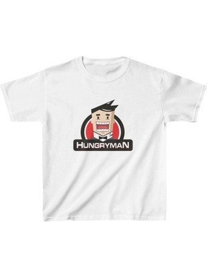 Unisex Çocuk Baskılı T-Shirt - Beyaz