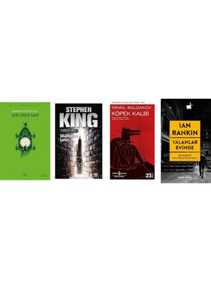 İthaki Yayınları Geri Giden Saat + 3 Kitap Daha (Set)