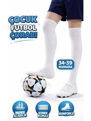 444 Marka Futbol Maç Çorabı Futbol Tozluk Futbol Halısaha Çorabı Çocuk