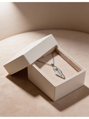 Zaytoon Filistin Haritası Içinde \"palestıne\" Paslanmaz Gümüş Kaplamalı Zinciri Unisex Kolye J300024