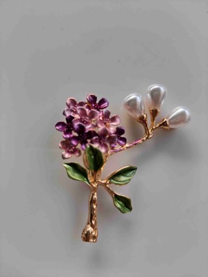 Makmery Çiçek Broş