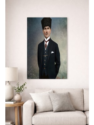 Arvion Mustafa Kemal Atatürk – Kararlı Lider Cam Tablo