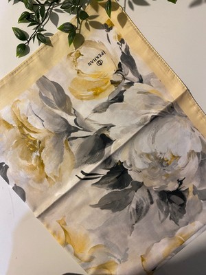 İpekhan Şakayık Desen Ince Pamuk Şal