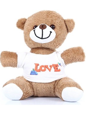 Esranın Dünyası Ieg™ Love Tişörtlü Peluş Ayıcık RSPRP34-ESRDNS