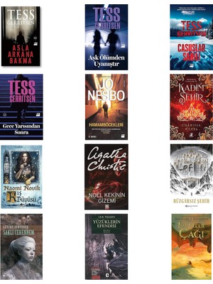 Doğan Kitap Asla Arkana Bakma + 11 Kitap Daha (Set)