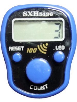 PremiumPort LED Işıklı Zikirmatik, 100 Sayım, Sesli Uyarı, Kolay Kullanım