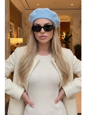 Bahels Mavi Fransız Ressam Keçe Bere