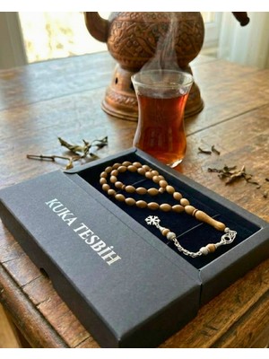 Sufi Tesbih Esans Ve Hediyelik Doğal Kuka Tesbih / 33’lü El Işçiliği / Özel Püsküllü / Hafif ve Tok Çekim