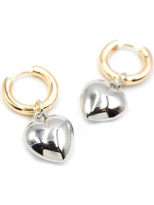 Ne Verelim Size Kalp Küpe - Gümüş