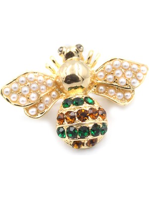 Ne Verelim Size Arı Broş - Altın