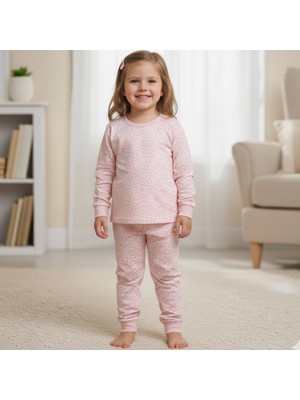 Bebolly Uzun Kollu Mevsimlik Pamuklu Çocuk Pijama Takımı Baskı Desenli