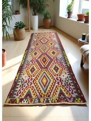 Cicim Halı El Dokuma Ege Kilim 166X341 cm