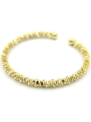 Ne Verelim Size Tırtıklı Bilezik - Altın