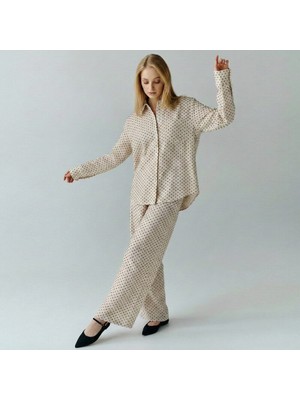 Qua Home Josef Kadın Müslin Pantolon Siyah