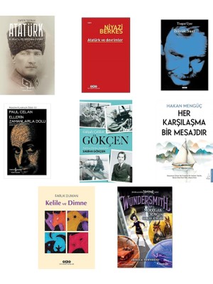 İş Bankası Kültür Yayınları Atatürk - Kurucu Felsefenin Evrimi + 7 Kitap Daha (Set)