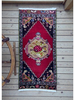 Cicim Halı El Dokuma Anadolu Halı 58X126 cm