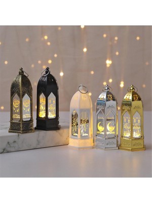 Ramazan Süslemesi Masa Üstü LED Aydınlatma Sarı Lambalı