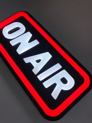 PremiumPort Işıklı Neon Görünümlü Özel Tabela, LED Aydınlatma, 25X12CM