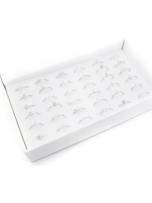 Ne Verelim Size 36'lı Harf Yüzük - Gümüş