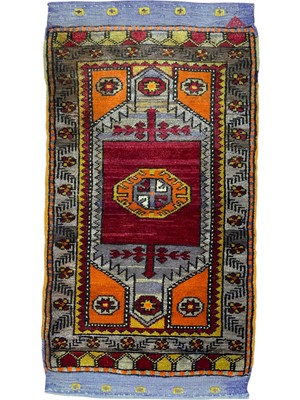 Cicim Halı El Dokuma Konya Halı 49X91 cm
