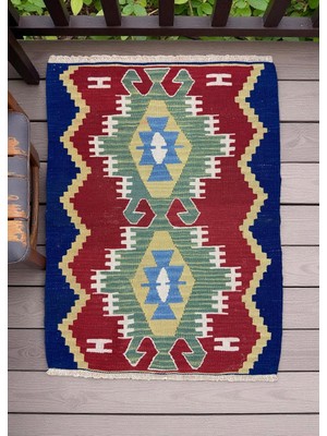 Cicim Halı El Dokuma Anadolu Kilim 62X84 cm