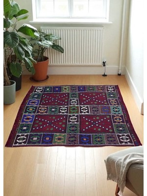 Cicim Halı El Dokuma Konya Cicim Kilim 135X168 cm