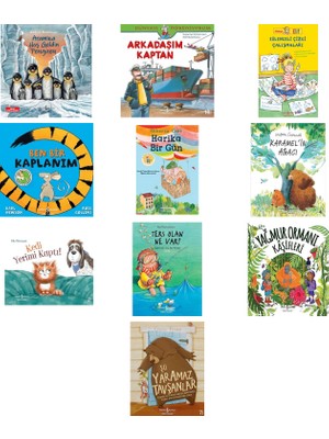 İş Bankası Kültür Yayınları Aramıza Hoş Geldin Penguen 2. Baskı + 9 Kitap (Set)