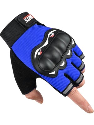 Savex Kemik Taktikal Eldiven - Savage - Sports - Mavi (1109)