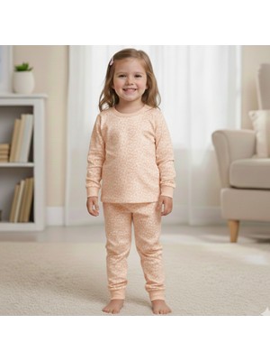 Bebolly Uzun Kollu Mevsimlik Pamuklu Çocuk Pijama Takımı Baskı Desenli