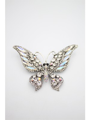 Ne Verelim Size Kelebek Broş - Gümüş