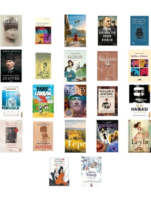 İş Bankası Kültür Yayınları Atatürk - Kurucu Felsefenin Evrimi + 21 Kitap Daha (Set)