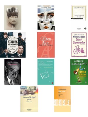İş Bankası Kültür Yayınları Atatürk - Kurucu Felsefenin Evrimi + 10 Kitap Daha (Set)