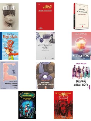 İş Bankası Kültür Yayınları Atatürk - Kurucu Felsefenin Evrimi + 10 Kitap Daha (Set)