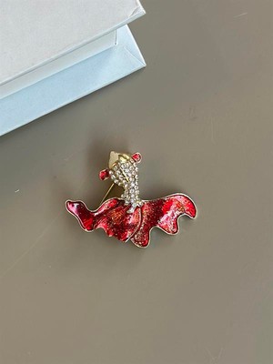 Ne Verelim Size Balık Broş - Kırmızı