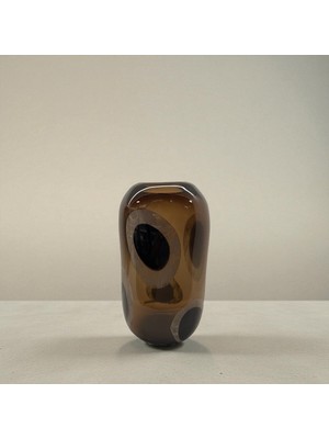 Qua Home Mauvais Cam Vazo Kahverengi 17X13X39 cm