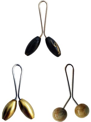 Ne Verelim Size 3 Adet Tesettür Eşarp ve Şal Klipsi Sarı Hardal Siyah