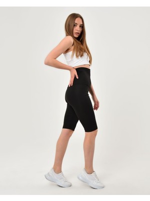 Sauna Suit Ekstra Yüksek Bel 3 Kademeli Agraflı Maksimum Terleten Termal Şort