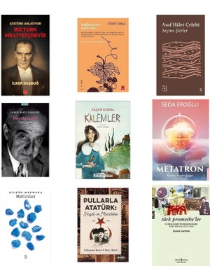 Atatürk Anlatıyor - Biz Türk Milliyetçisiyiz + 8 Kitap Daha (Set)