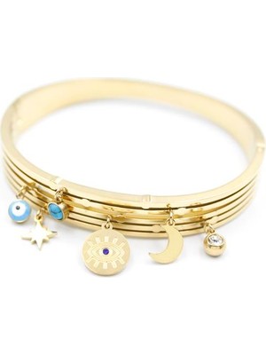 Ne Verelim Size Sallantılı Göz Bilezik - Altın