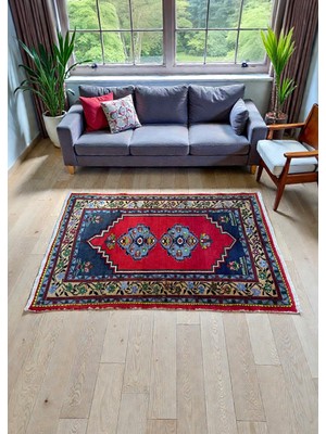 Cicim Halı El Dokuma Konya Sille Halı 126X186 cm