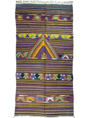 Cicim Halı El Dokuma Konya Kilim 140X276 cm