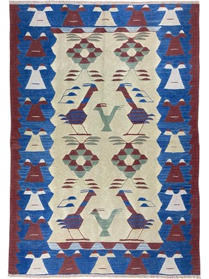Cicim Halı El Dokuma Anadolu Kilim 113X165 cm