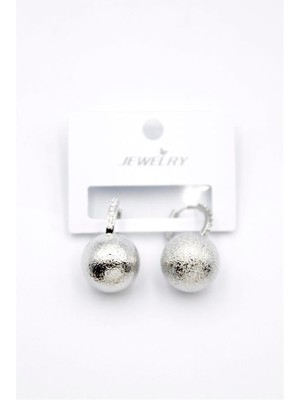 Ne Verelim Size Top Küpe - Gümüş