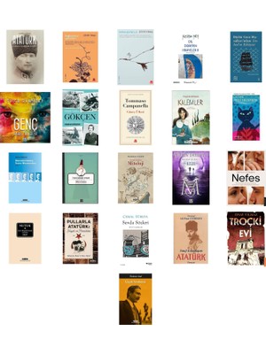 İş Bankası Kültür Yayınları Atatürk - Kurucu Felsefenin Evrimi + 20 Kitap Daha (Set)