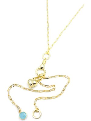 Ne Verelim Size Kalp Y Kolye - Altın