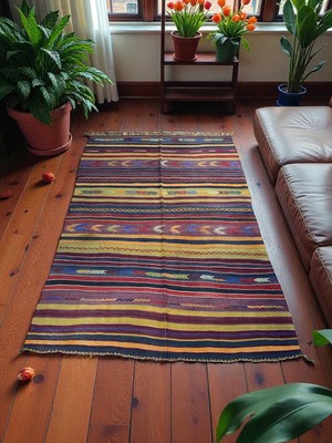 Cicim Halı El Dokuma Konya Kilim 150X247 cm
