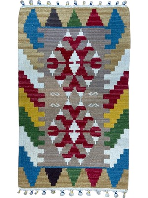 Cicim Halı El Dokuma Anadolu Kilim 59X101 cm