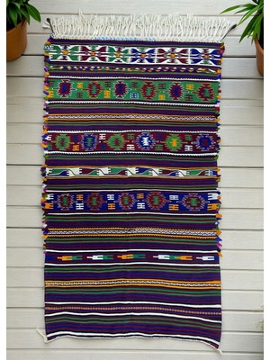 Cicim Halı El Dokuma Konya Kilim 116X210 cm